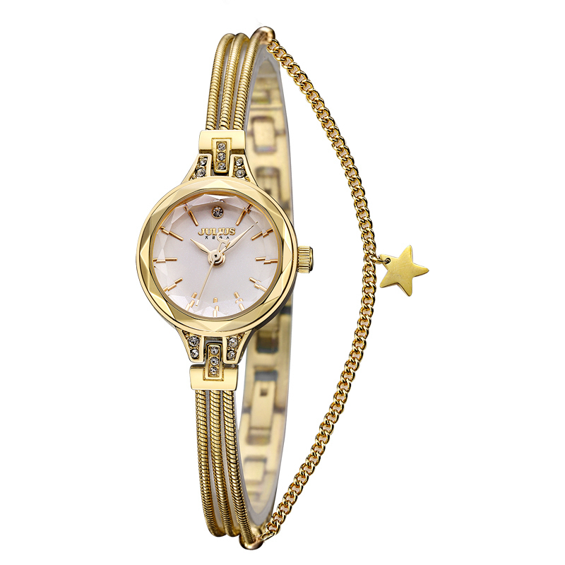 Jewelry Box Watches Bracelets - 女性のための5色のミニチェーンブレスレット,スネークチェーン,時計のファッション,時間,ビジネスガール,誕生日プレゼント