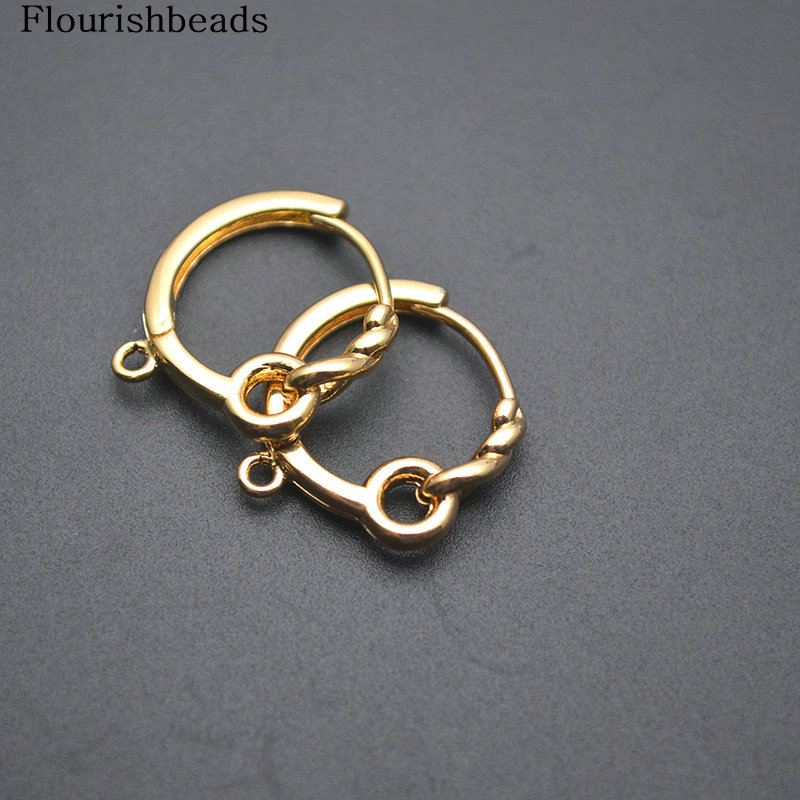 30pc ツイストラウンドサークル 18 K ゴールドカラー - Hoop Earrings のレビューと価格