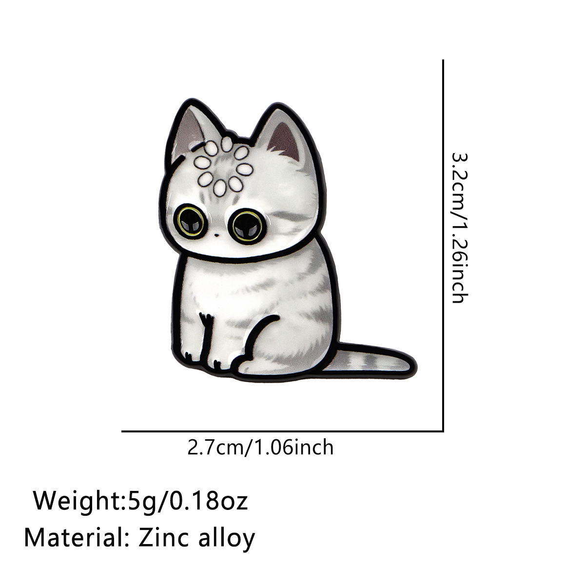 9 ピース/セット漫画猫男性ラペルピンバックパックジュエリー - Jewelry Watches Women のレビューと価格