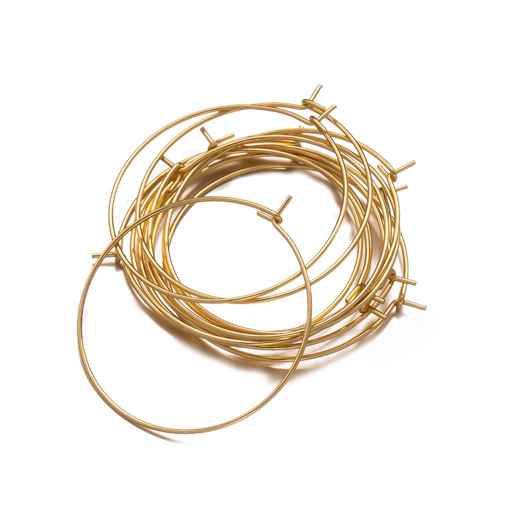 50個入り 316ステンレス鋼 15 20 30 40mm  - Hoop Earrings のレビューと価格
