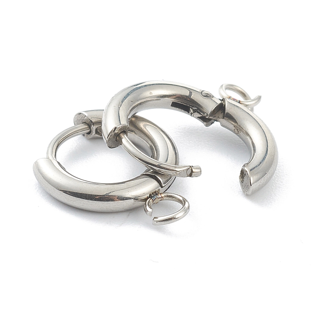 10個入り 201ステンレス鋼製ハギーイヤリングフック ラウ - Hoop Earrings のレビューと価格