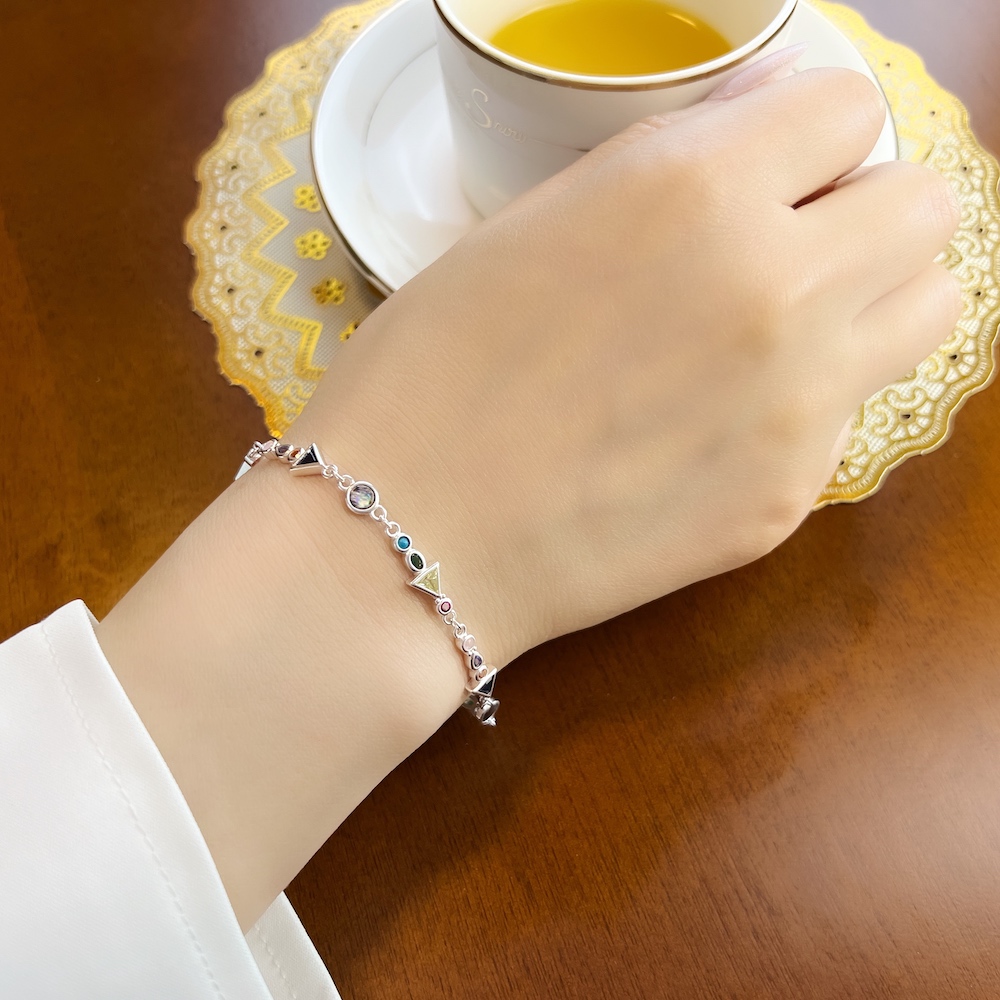 パラダイスジャーニーブレスレット新カラフルなリンクチェーン  - Paradise Jewelry & Watches Llc のレビューと価格