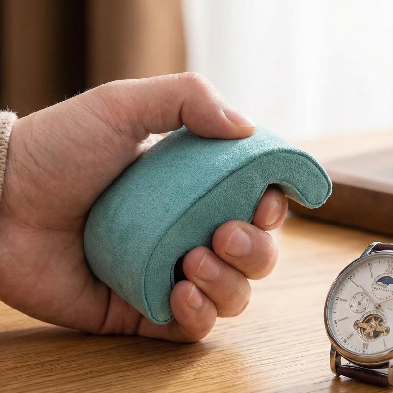 時計クッション時計ボックスパッドソフトフランネルジュエリーデ - Jewelry Box Watches Bracelets のレビューと価格