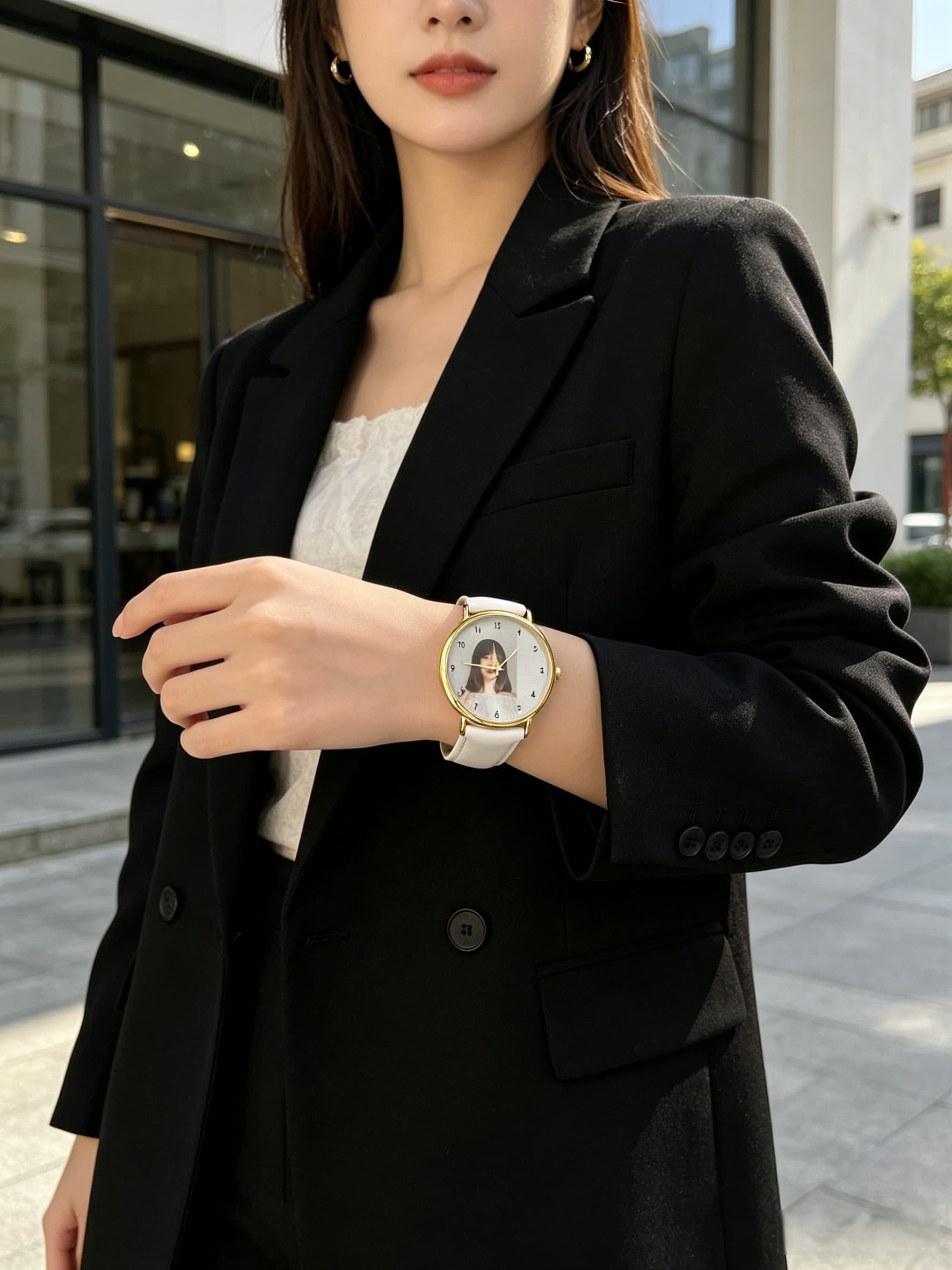 パーソナライズされた女性用腕時計 カスタム写真テキスト入り腕 - Jewelry Watches Women のレビューと価格