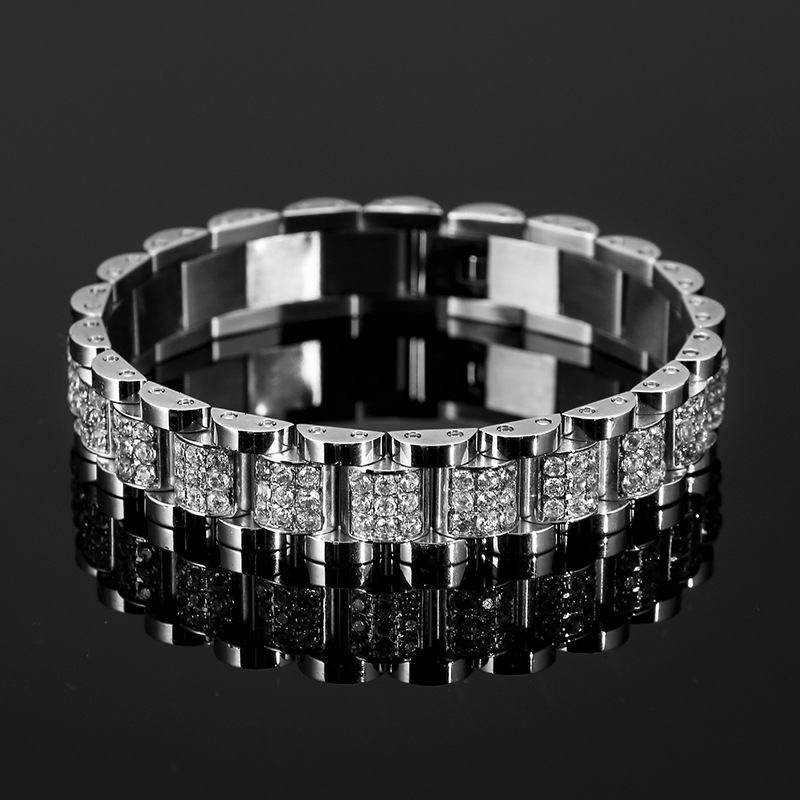 マイクロ舗装されたキュービックジルコニア,ステンレススチール - Icebox Jewelry Watches のレビューと価格