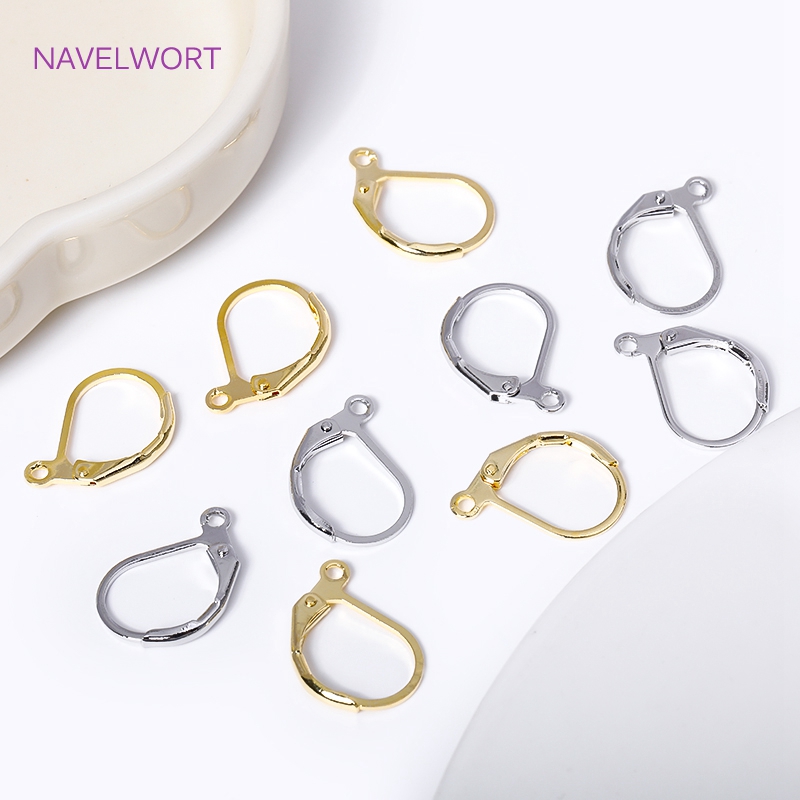 ファッションフレンチイヤリングレバーバックイヤーワイヤー 1 - Hoop Earrings のレビューと価格